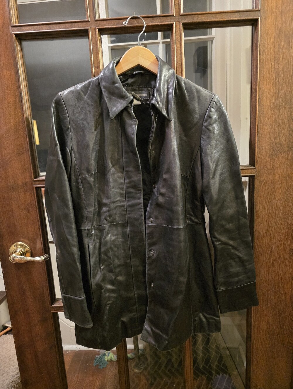 Women's Black Leather Jacket